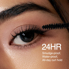 Rizo suave y natural logrado por CLIO Kill Lash Superproof Mascara