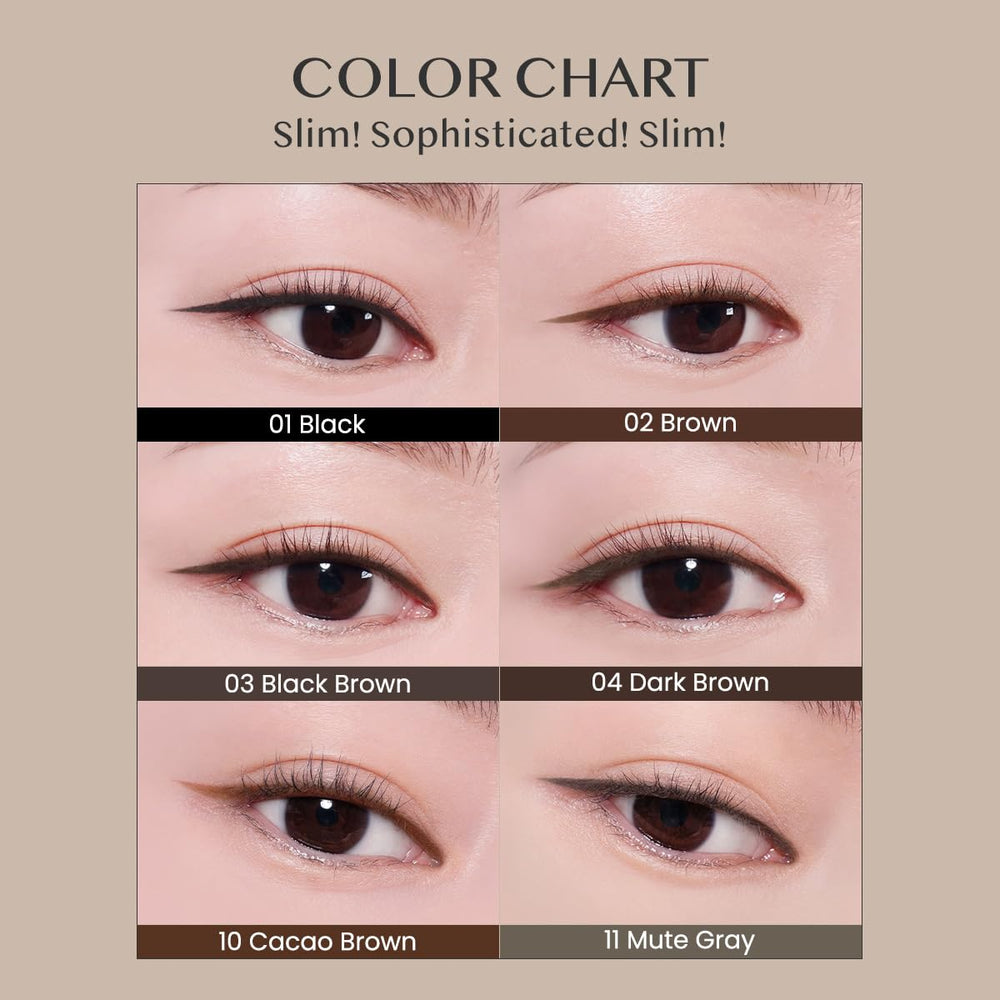 CLIO Sharp So Simple waterproof liner packaging highlights newness and ease of use.