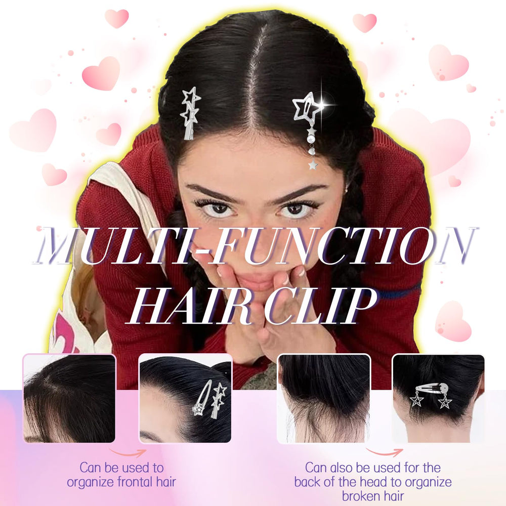 clips-estrellas-10piezas uso-fiesta: ideal para eventos y cosplay
