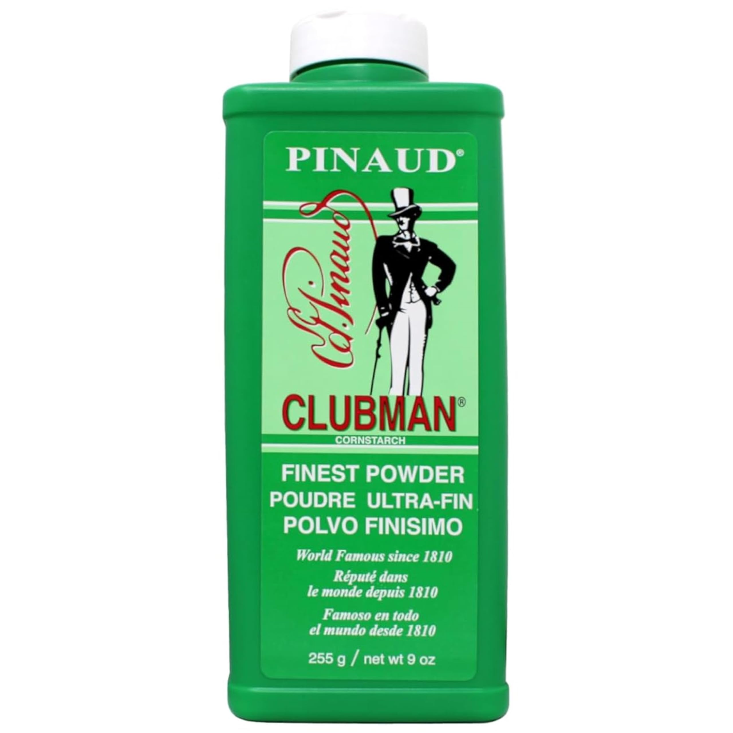 Polvo Clubman Pinaud: control de humedad para piel cómoda.