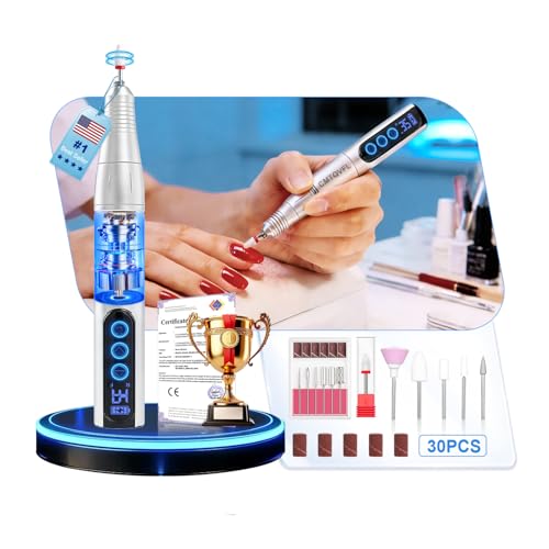 CMTQVFL taladro de uñas con 5x motores para remover uñas gruesas rápidamente