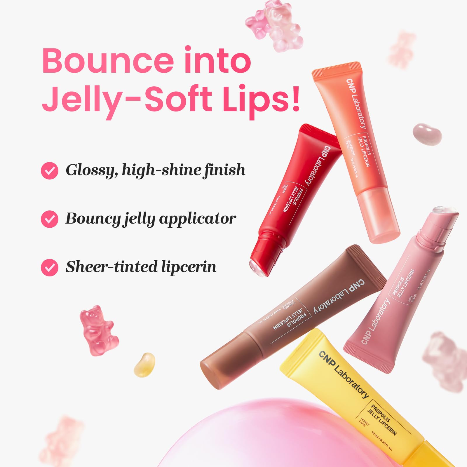 CNP Propolis Jelly Lipcerin: Propolis y miel de Manuka con ácido hialurónico.