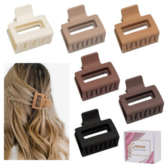 Pinzas Cobinaan para cabello mediano, rectangulares, 2 pulgadas, fijación estable para diario