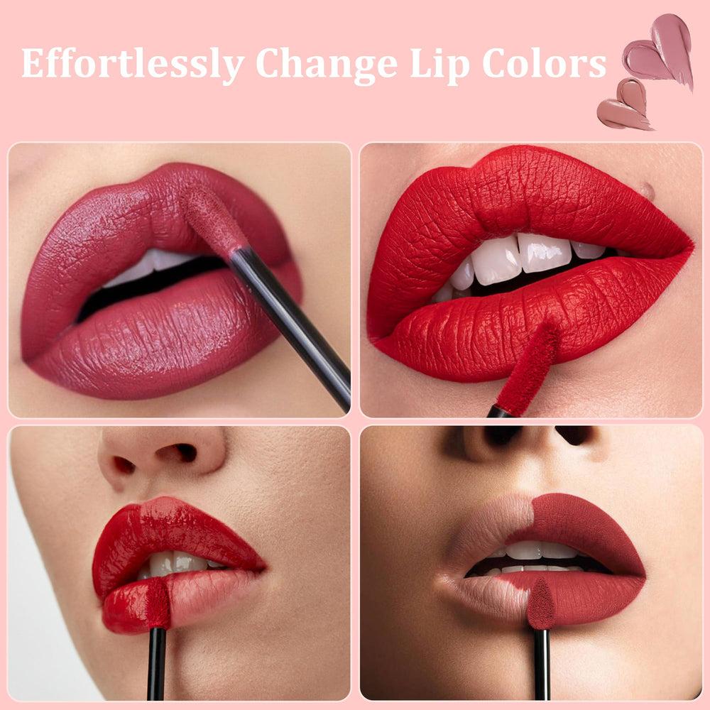 COCIDE kit profesional de maquillaje con aplicadores de labios.