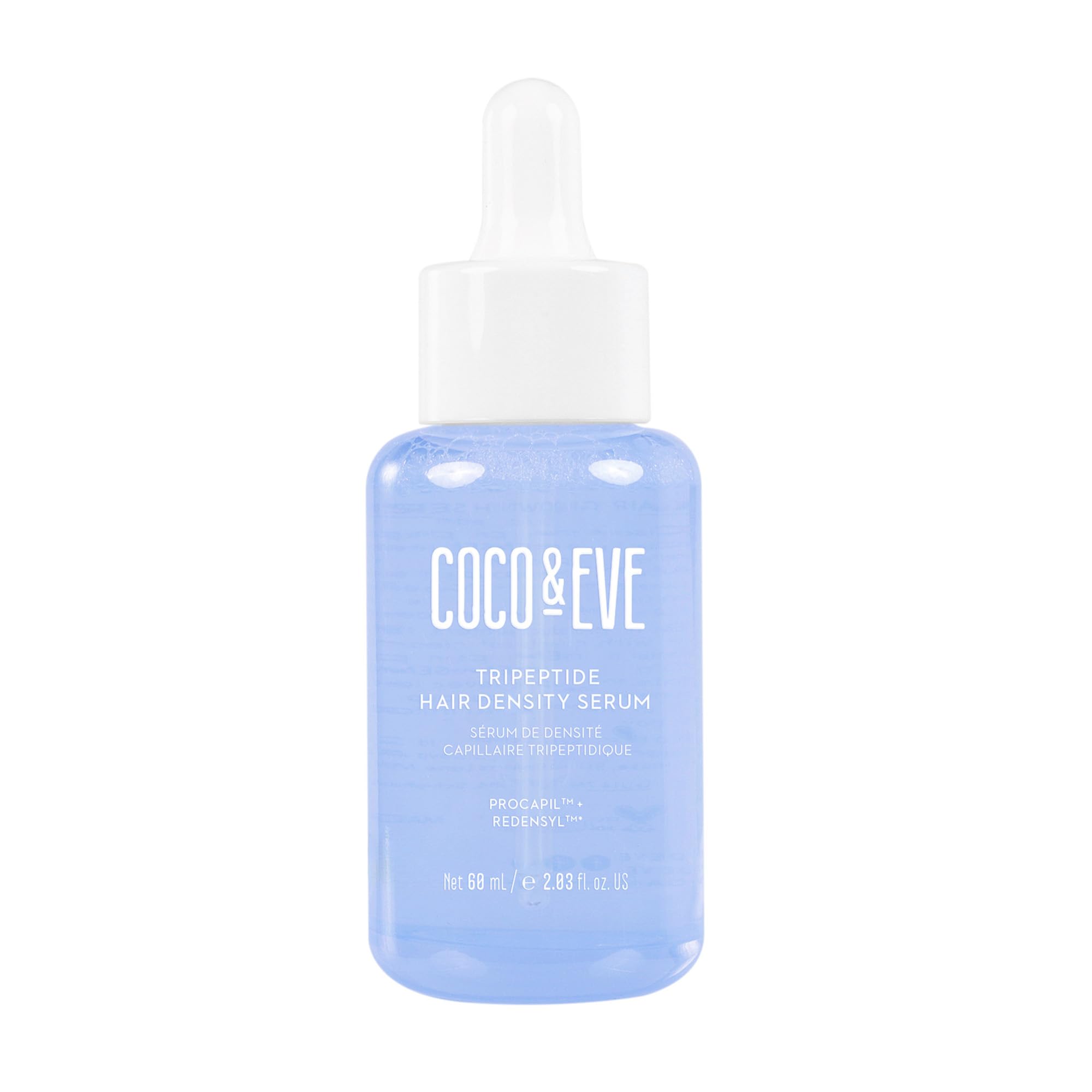 Coco & Eve Sérum de densidad, aplicación suave para mayor densidad capilar.