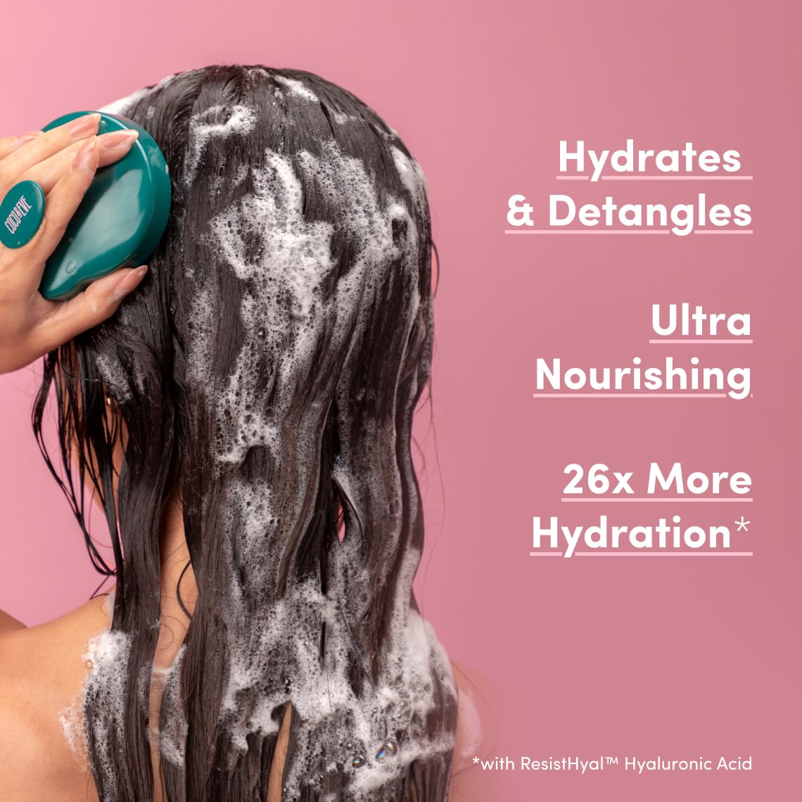Aceite de aguacate en Coco & Eve Like a Virgin, reconstruye fibra y favorece elasticidad.