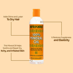 COCOCARE Africare aceite mineral brillo natural para el cabello