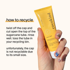 Cocokind Daily SPF packaging box with eco-friendly messaging