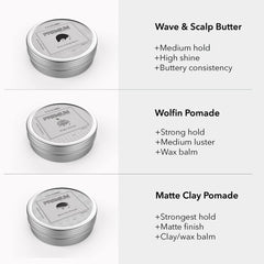 COLDLABEL Premium Wave y Scalp Butter, textura cremosa que facilita peinado sin grasa.