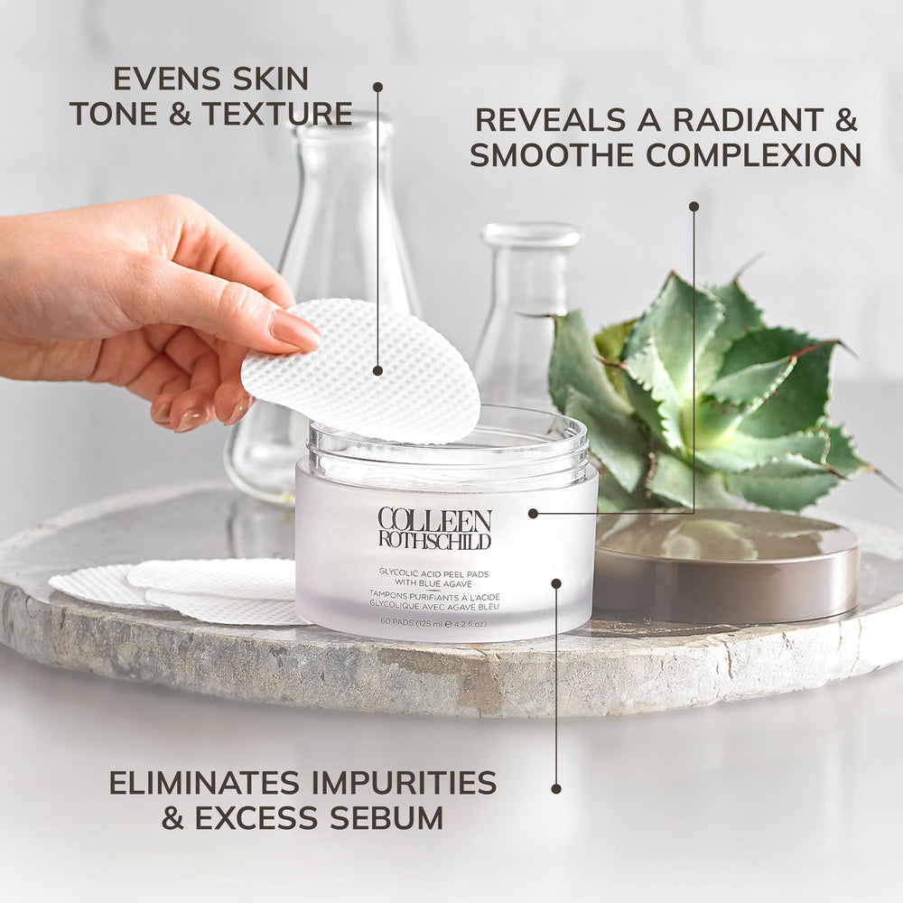 COLLEEN ROTHSCHILD toallitas exfoliantes dosis 10% para renovación gradual