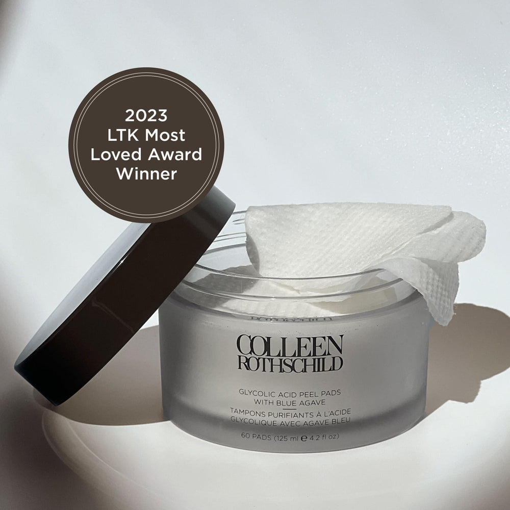 COLLEEN ROTHSCHILD toallitas exfoliantes contiene acido glicolico y lactico 10%