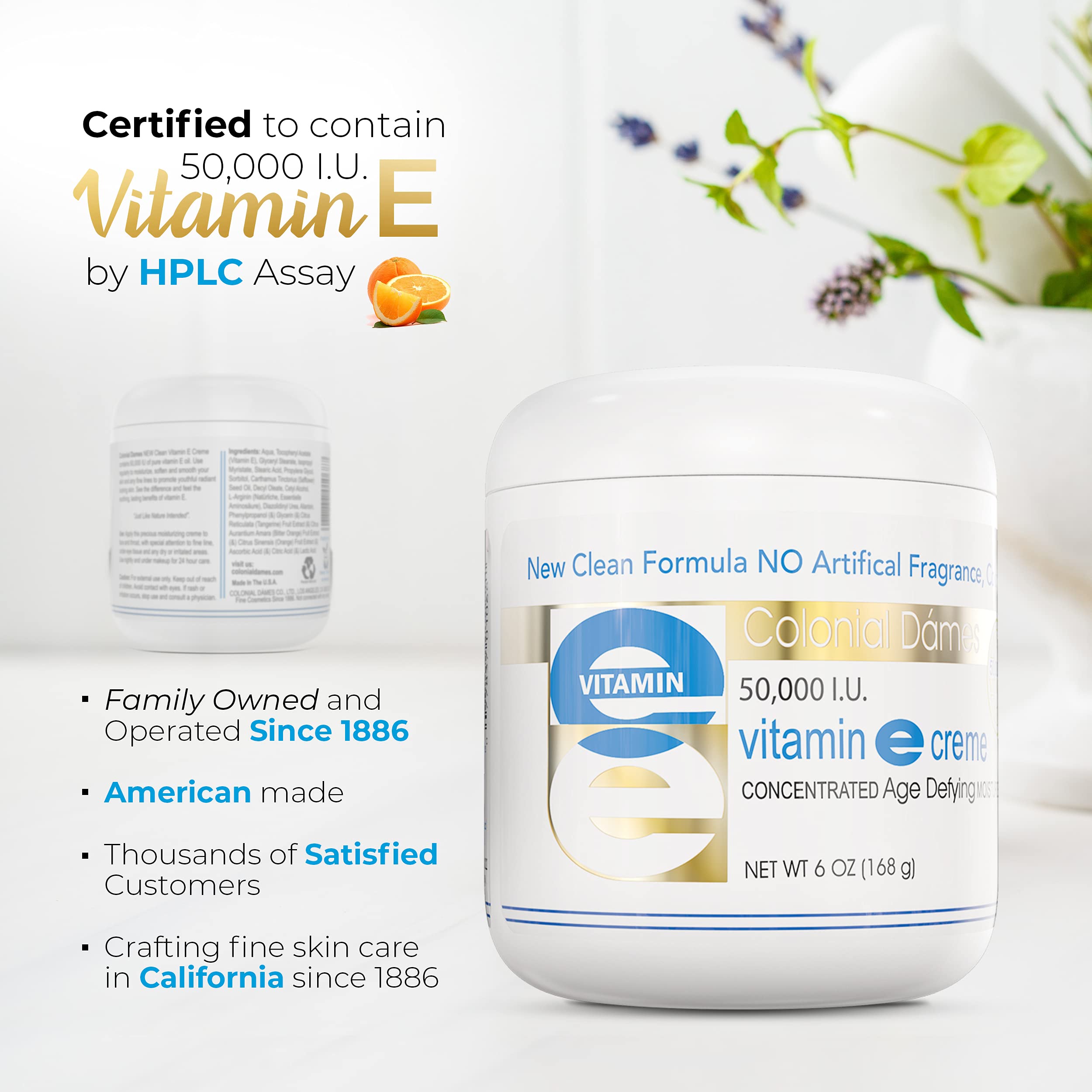 Uso en codos y rodillas con Colonial Dames vitamina E para zona seca.