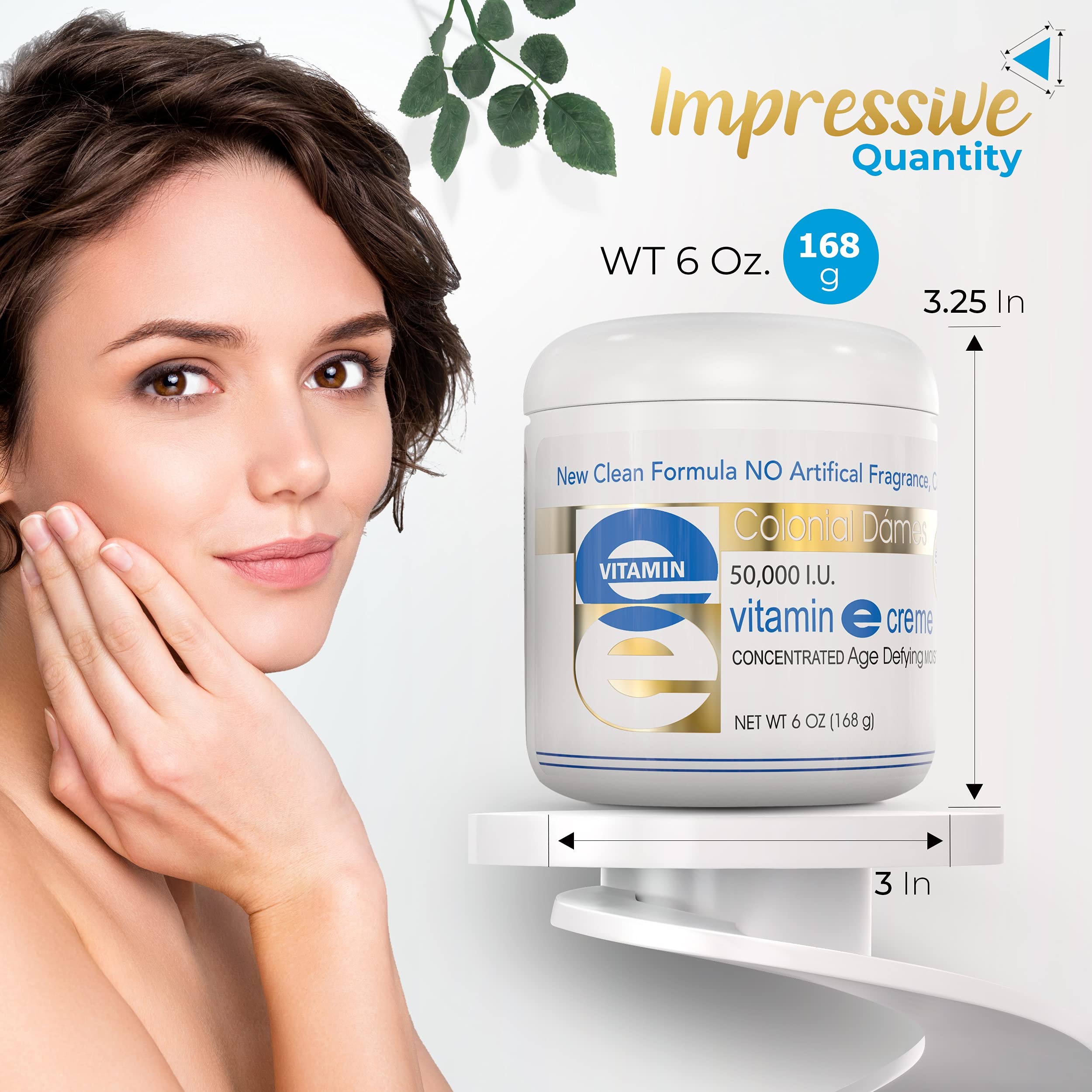 Colonial Dames vitamina E, crema nocturna para piel humectada durante la noche.