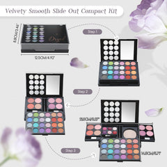 Color Nymph 24-color eyeshadow palette for versatile day-to-night looks