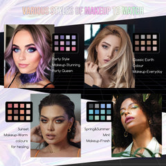 Color Nymph makeup brushes kit for precise application.