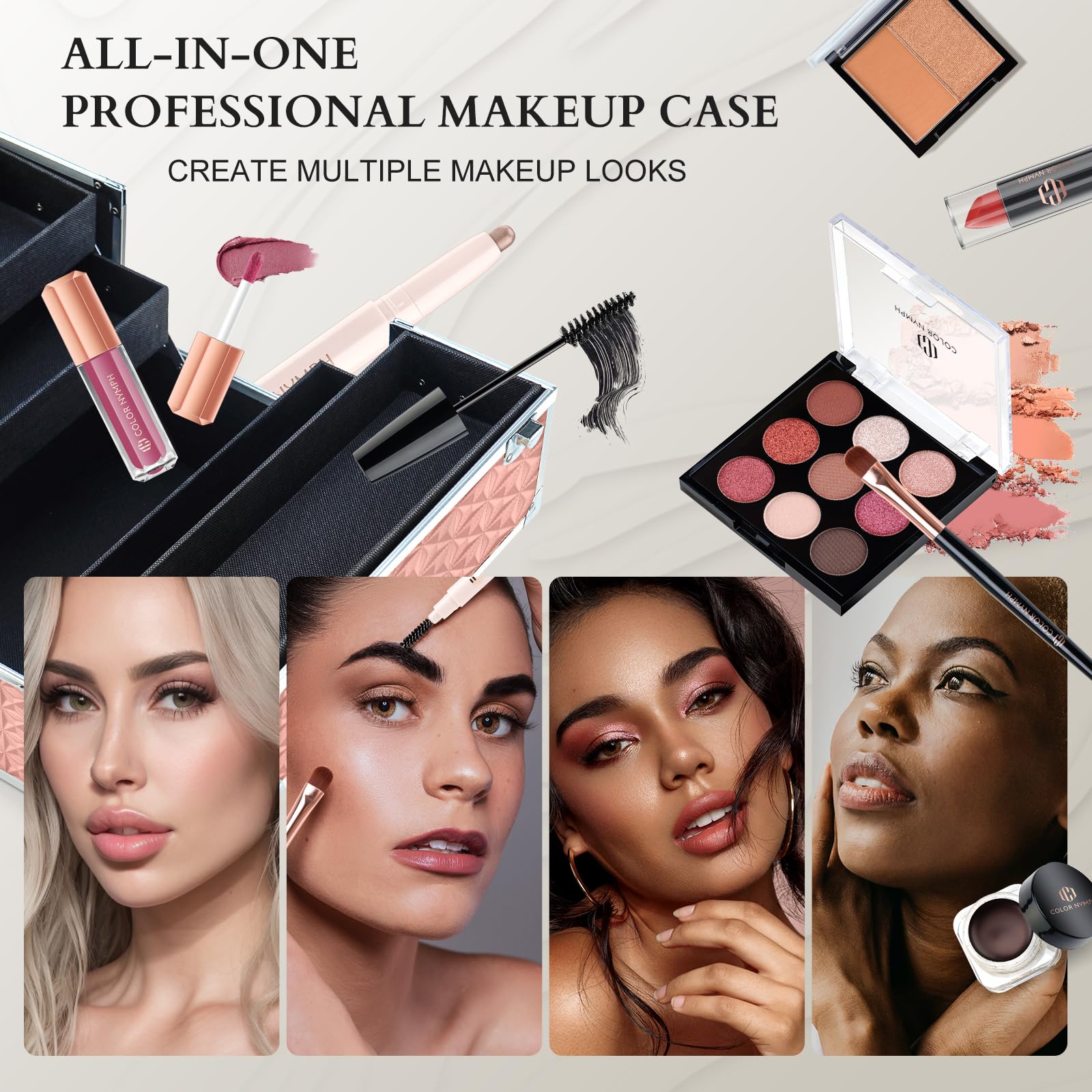Color Nymph ensemble-maquillage-debutant convient aux premières routines beauté.