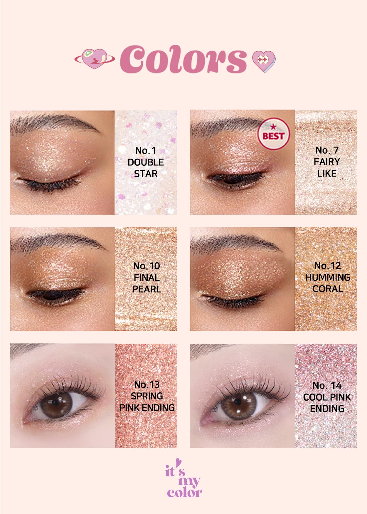 COLORGRAM Milk Bling Shadow 01 brillo líquido, acabado luminoso que resalta la mirada.