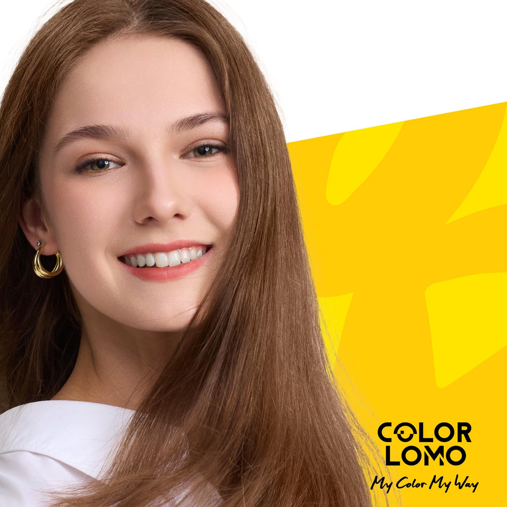 Application step: COLORLOMO distributed through wet hair and lathered