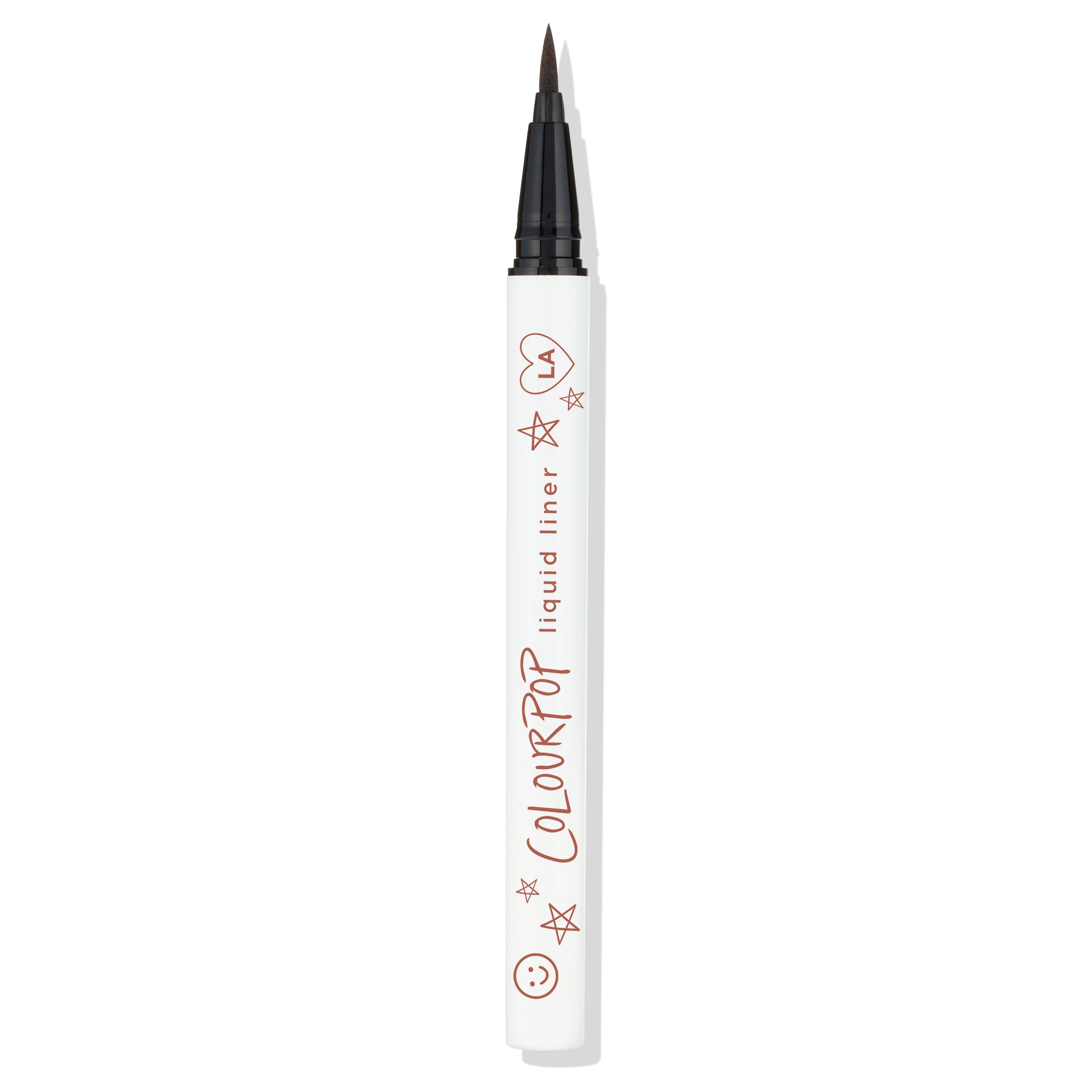 Delineador ColourPop BFF con punta felt para trazos precisos y suaves.