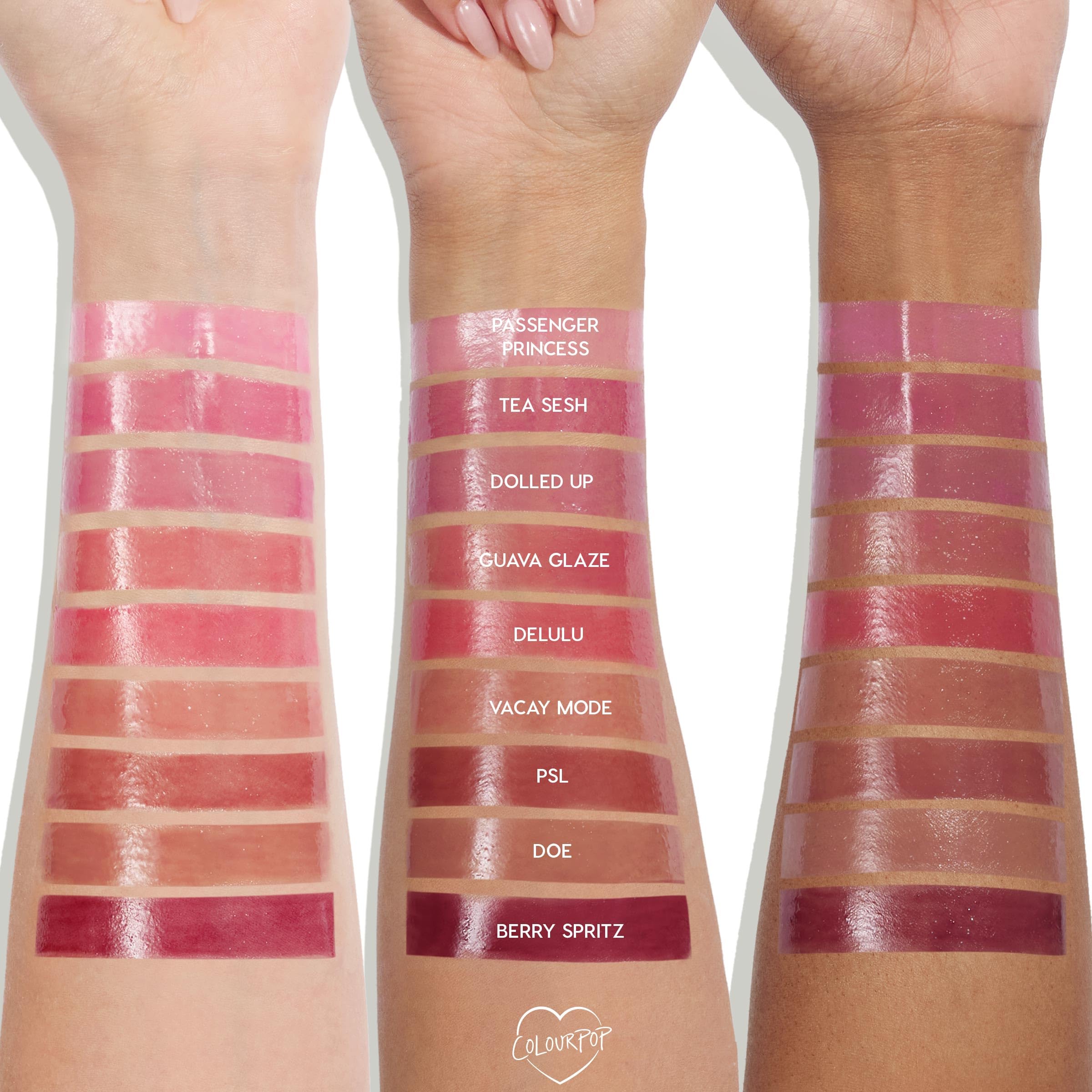 Efecto plump suave de ColourPop So Juicy en los labios.