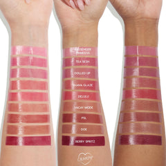 ColourPop So Juicy Plumping Lip Gloss Balm no-sticky texture feels light on lips.