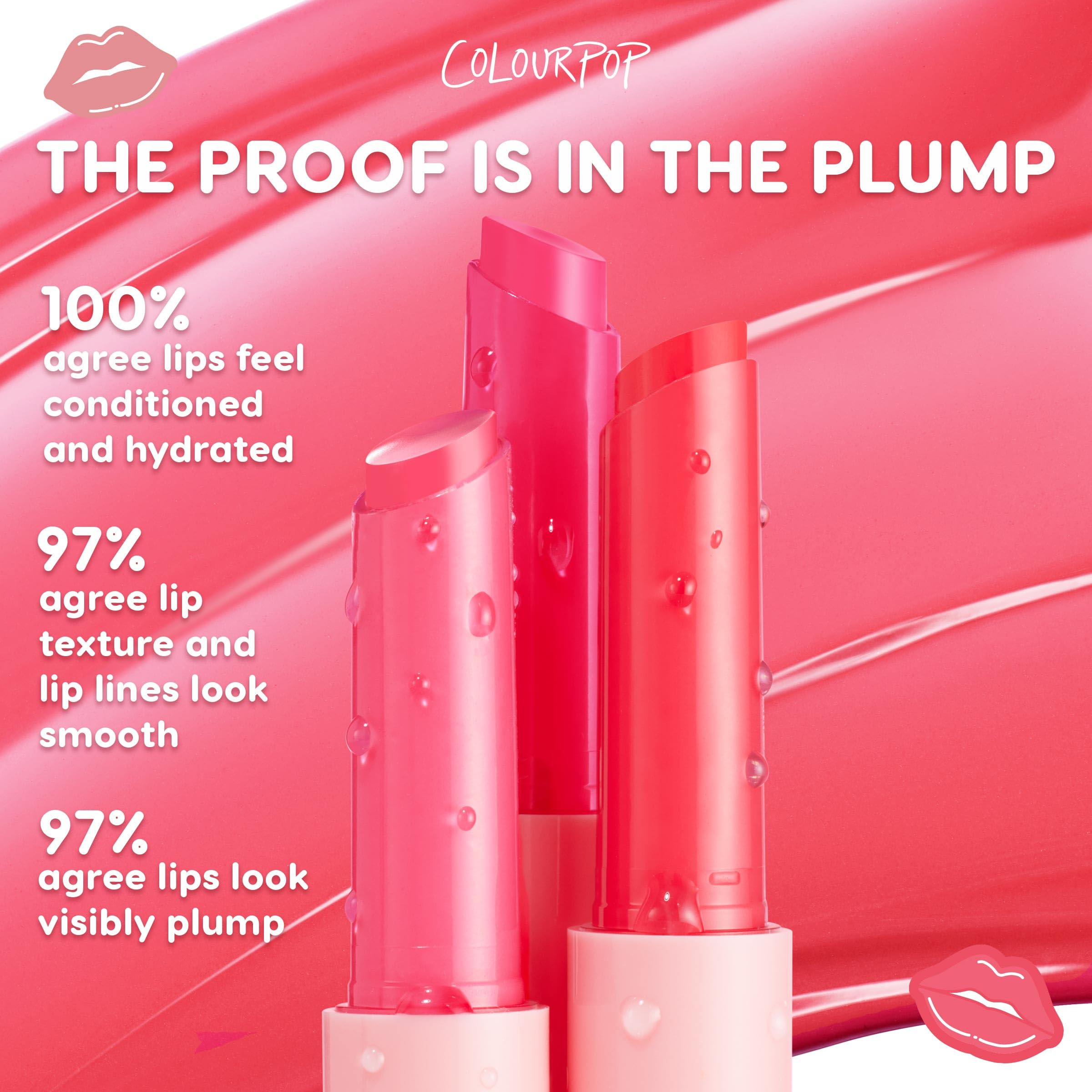 ColourPop So Juicy Plumping Lip Gloss Balm swatch reveals color payoff without heaviness.