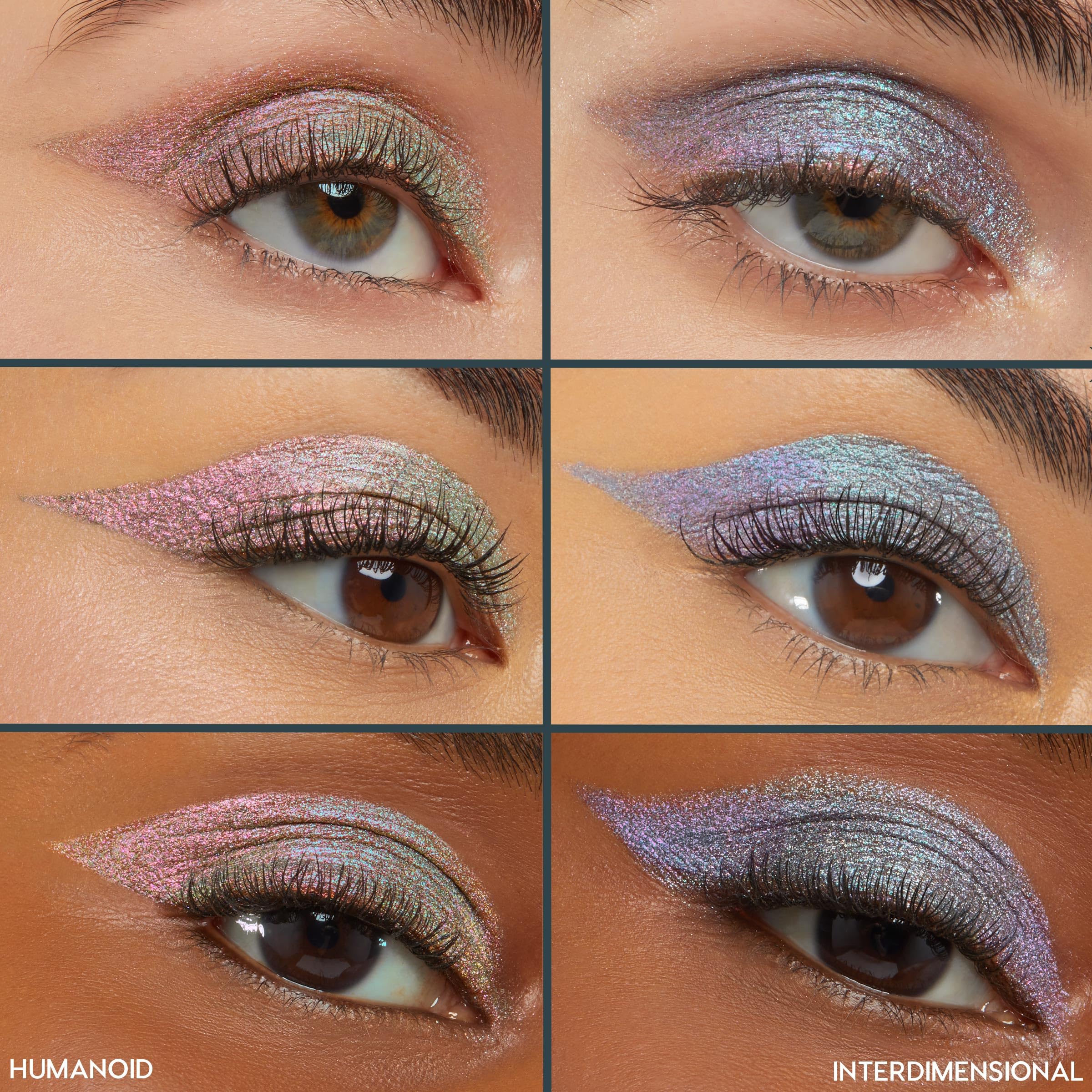 ColourPop El Monstruo efecto cromado que cambia con la luz para un look dinámico.