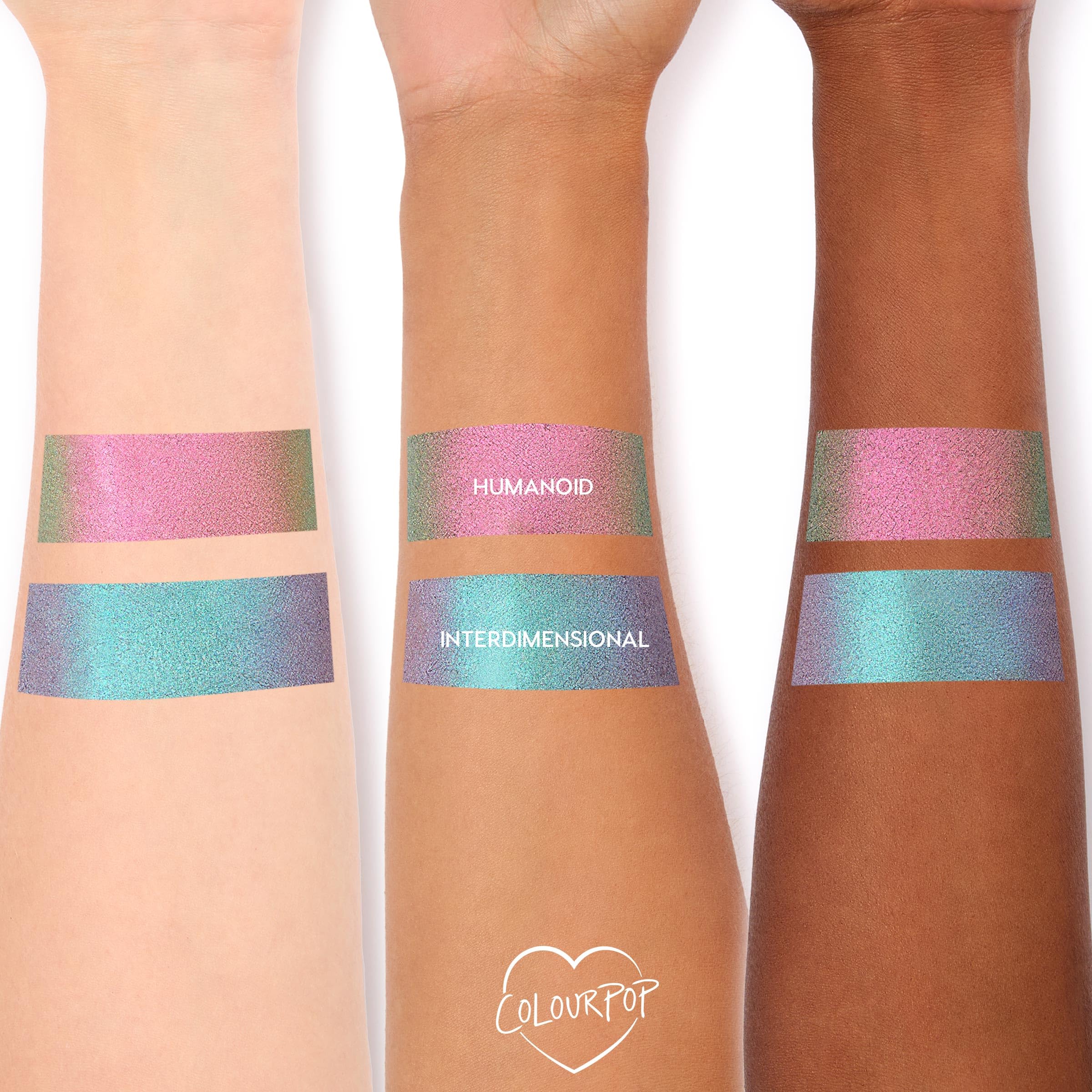 ColourPop El Monstruo acabado duradero, ideal para transiciones de párpado a lo largo del día.