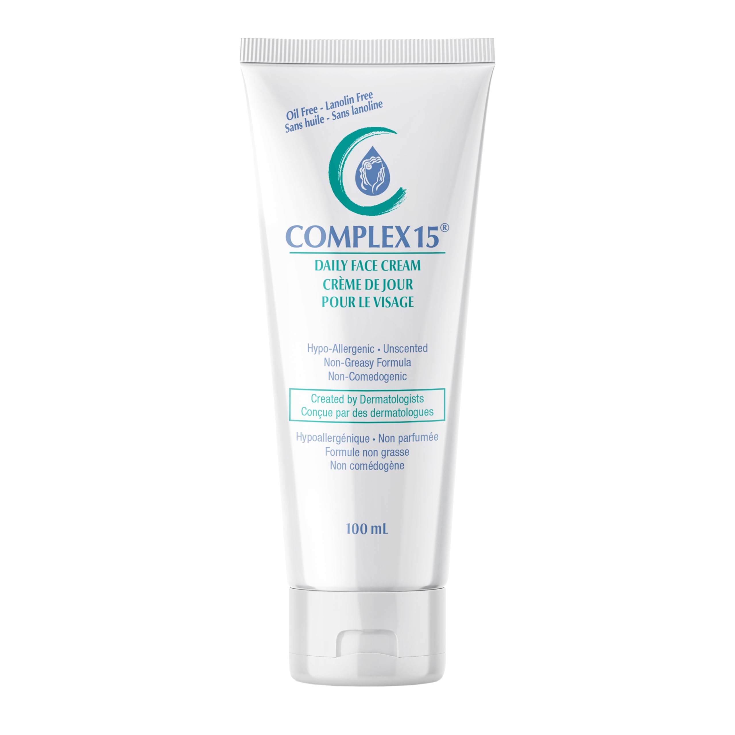 Complex 15 crema diaria rostro frasco: hidratación suave para uso diario.