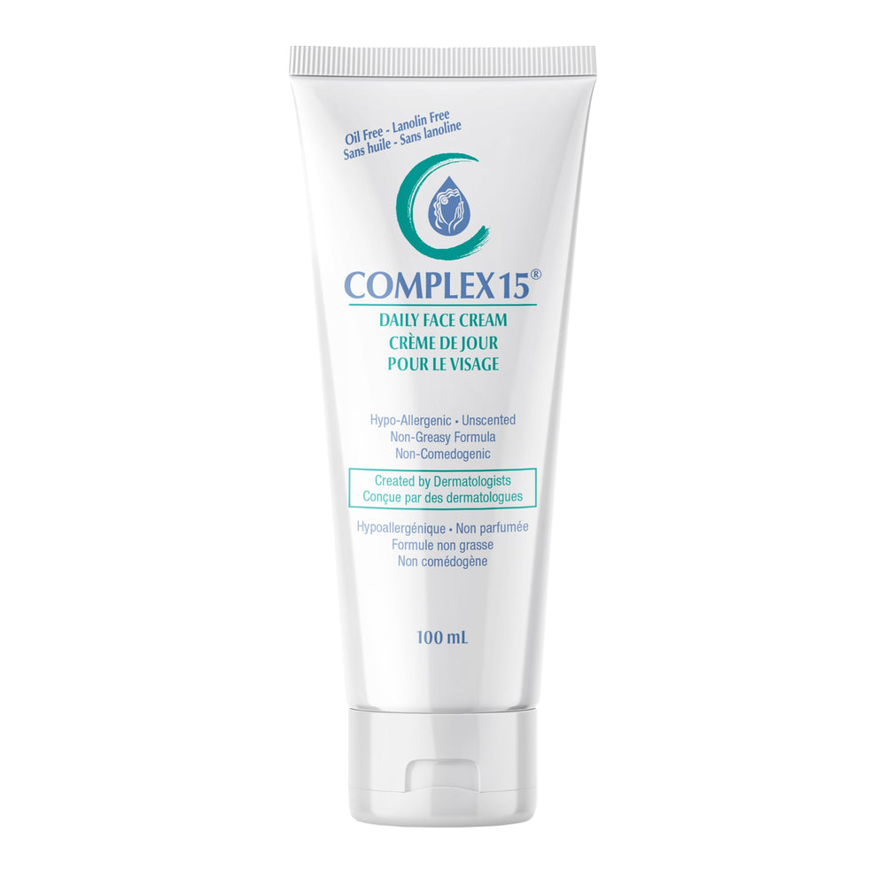 Complex 15 crema diaria rostro frasco: hidratación suave para uso diario.