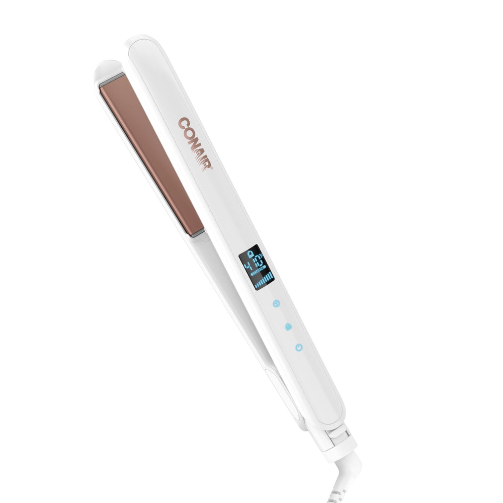Conair plancha cerámica doble de 1 pulgada para rizos suaves y brillantes