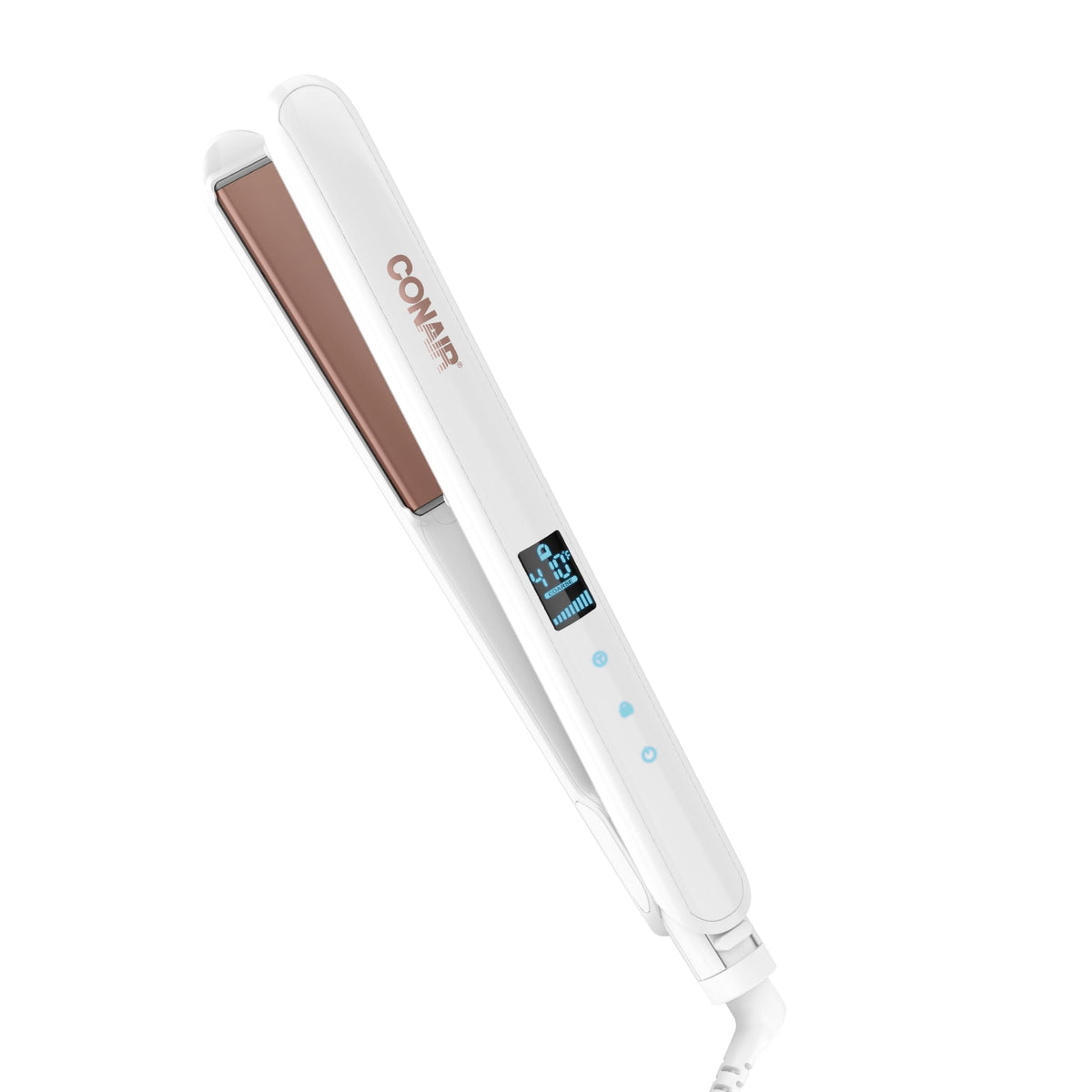 Conair plancha cerámica doble de 1 pulgada para rizos suaves y brillantes