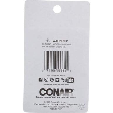 Conair red de cabello marrón, empaque compacto para viajar