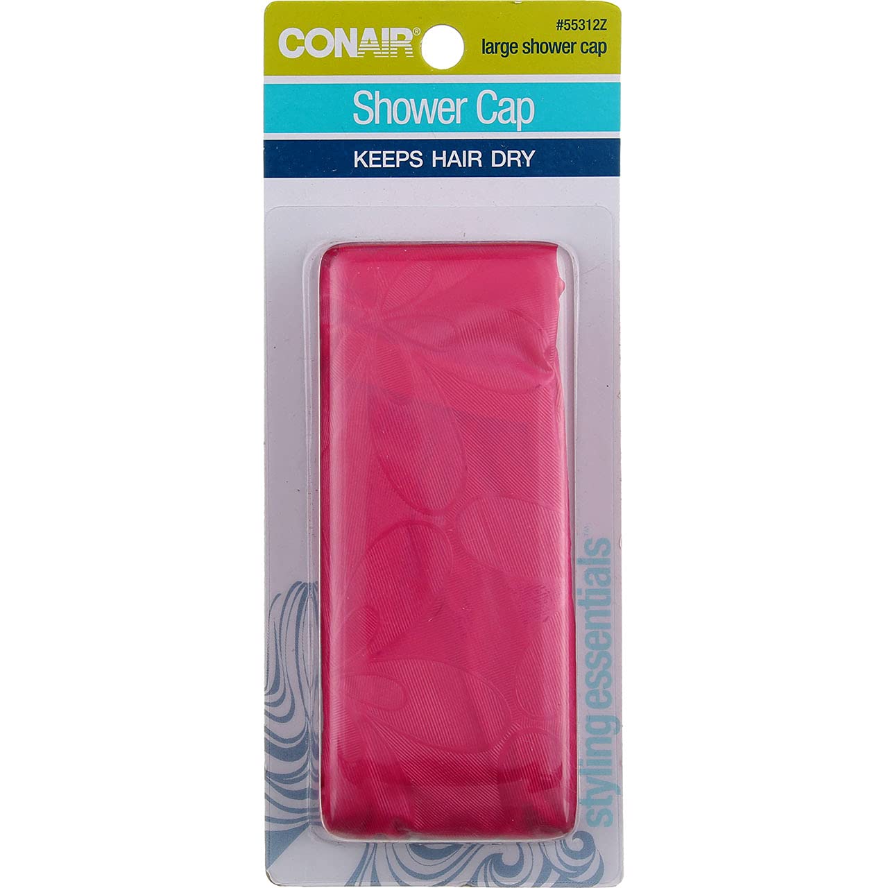 Conair Gorro de Ducha Grande, cierre resistente para uso recurrente.