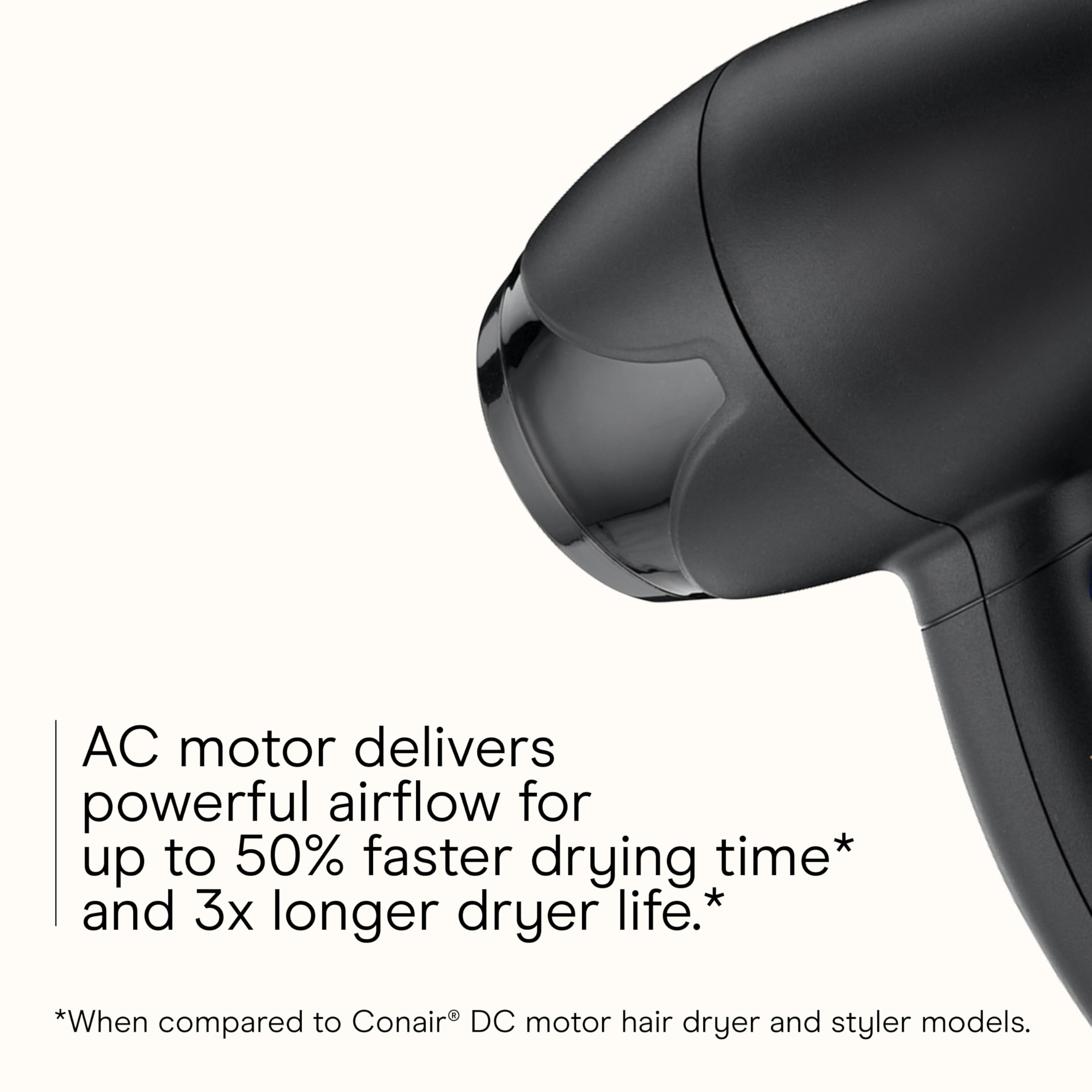 Conair Infinitipro Mighty Mini con concentrador, para estilizado puntual y precisión