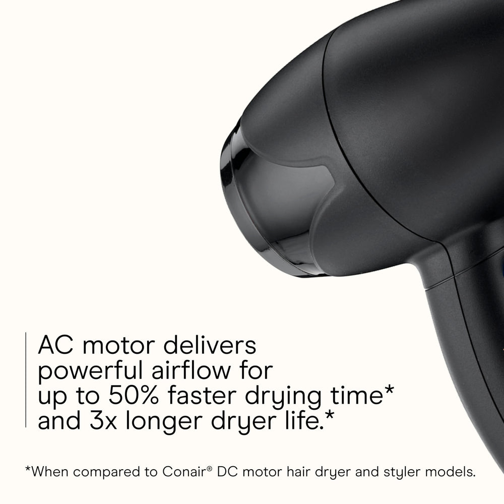 Conair Infinitipro Mighty Mini con concentrador, para estilizado puntual y precisión