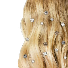 Conair resultado brillante en el cabello con gemas reutilizables para múltiples estilos.
