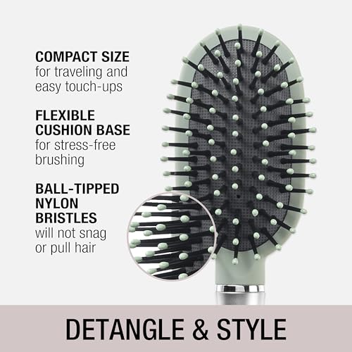 Conair Velvet Touch: mango suave para un agarre cómodo durante el peinado.