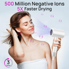 CONFU difusor magnético: distribución de aire suave para menos frizz.