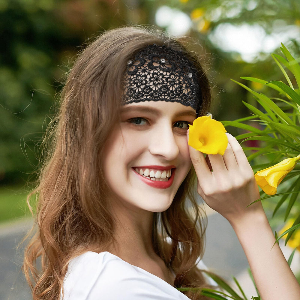 Conjunto de 4 Diademas Boho: tonos variados para combinar.