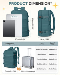 Coofay mochila con bolsillo húmedo impermeable para artículos mojados.