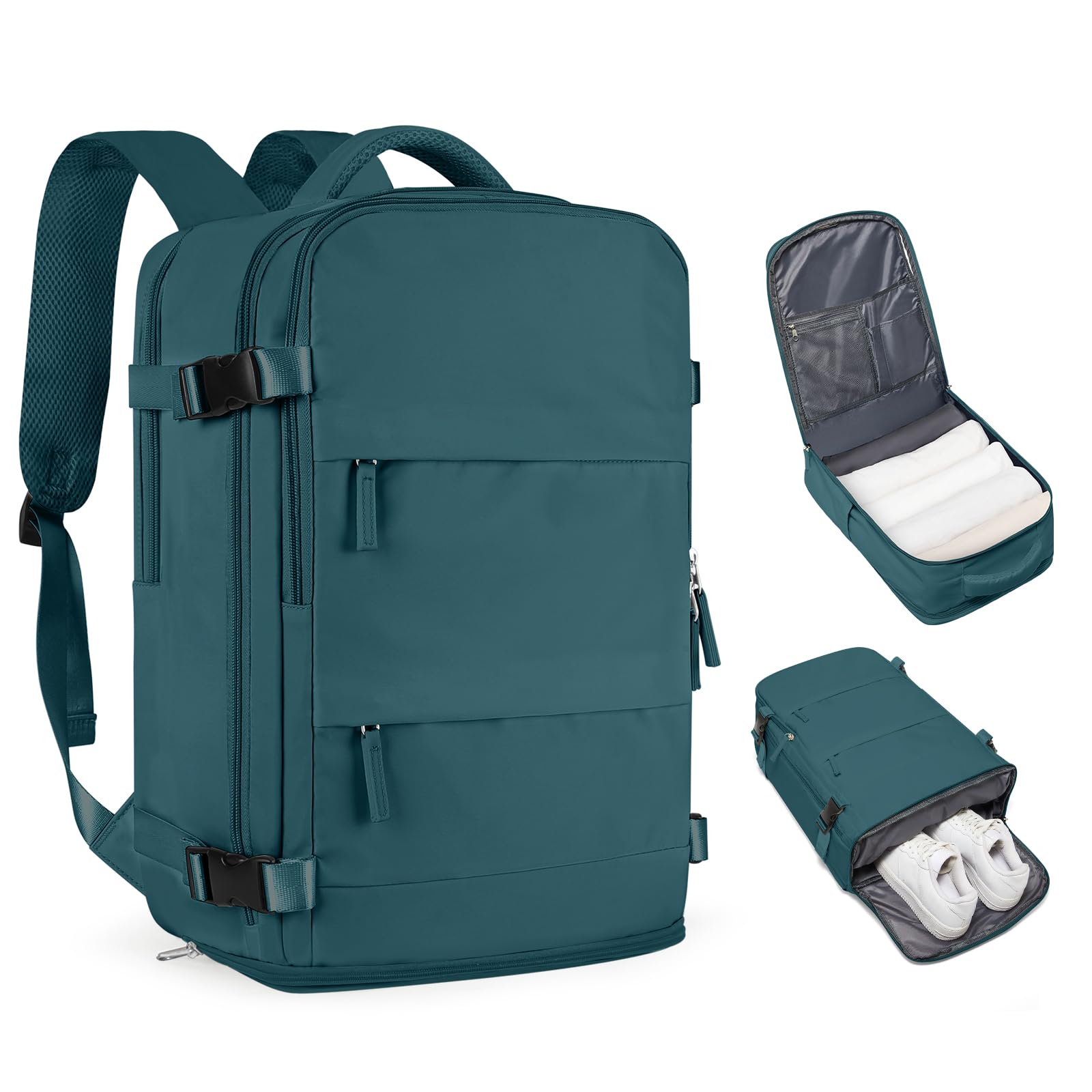Mochila Coofay para cabina, tamaño compacto para viajes de fin de semana.