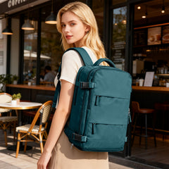 Mochila Coofay con compartimento para zapatos, organización mejorada.