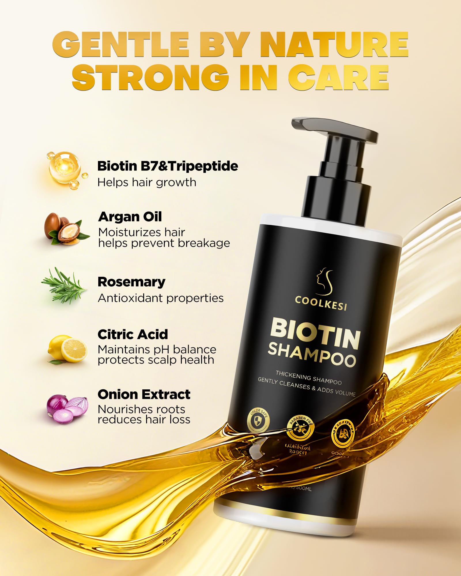 COOLKESI Dos en uno para lavado y nutrición del cabello.