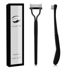 Corconess peine para pestañas con dientes de metal, facilita separar y alargar.