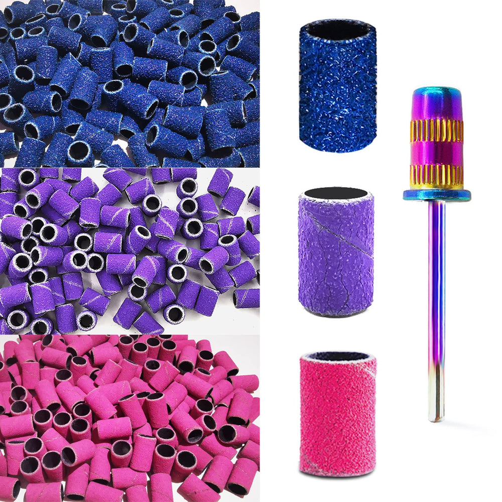 CORFULRA bandas de lijado para taladro de uñas, desbaste eficiente para comenzar