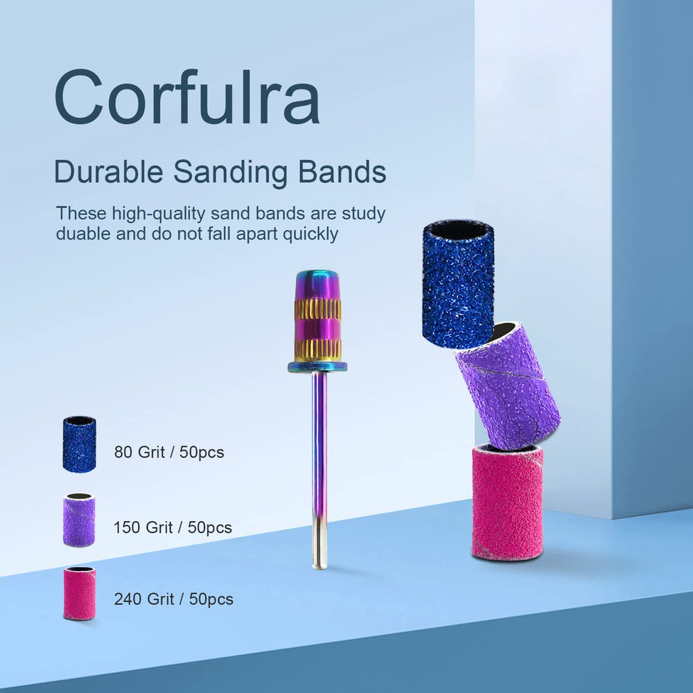 CORFULRA mandril arcoíris para taladro de uñas, cambio rápido y seguro
