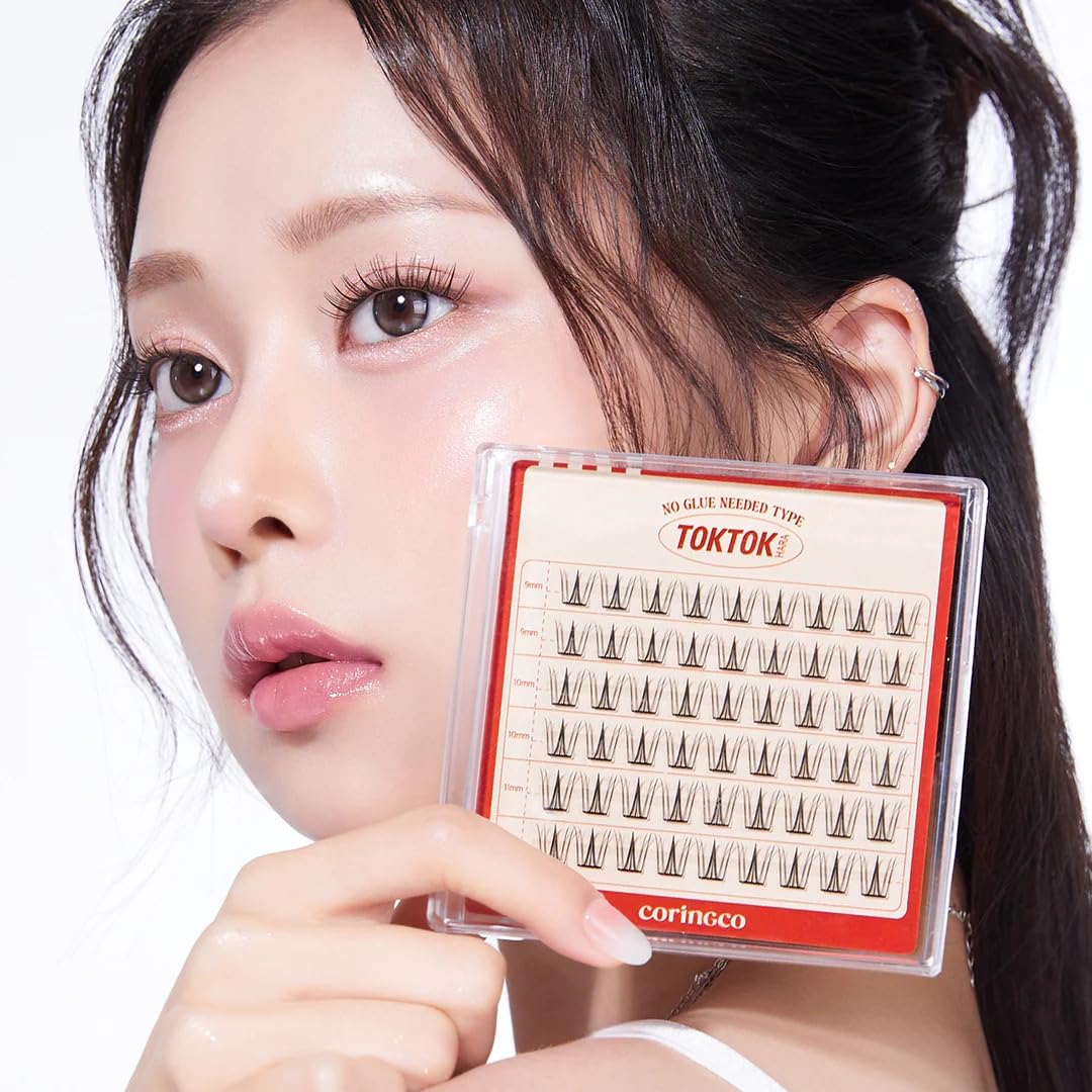 CORINGCO Toktok Hara Light: pestañas autoadhesivas de aspecto natural para un acabado duradero