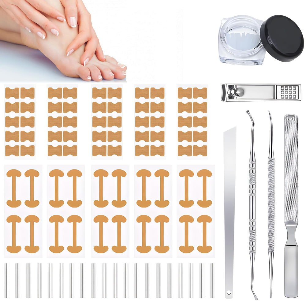 Corrector de uñas encarnadas con tiras correctoras para uso diario