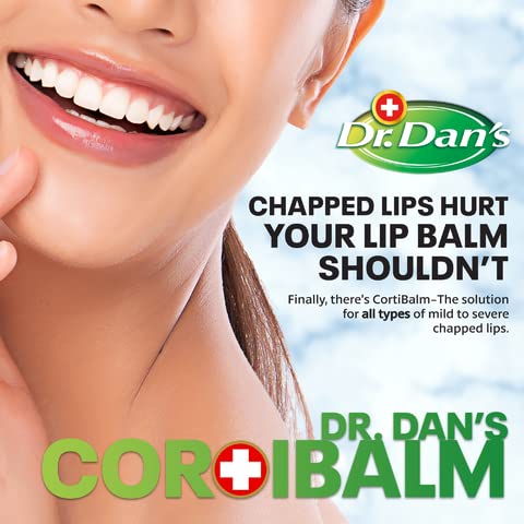 Cortibalm application on lip showing smooth glide and coverage